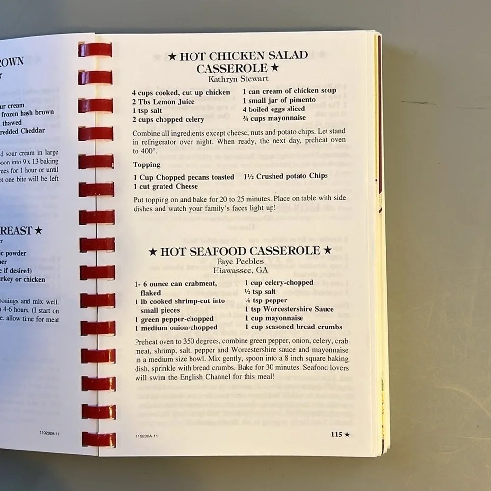 Taste of The Mountains Hiawassee Chapter Eastern Star Cookbook